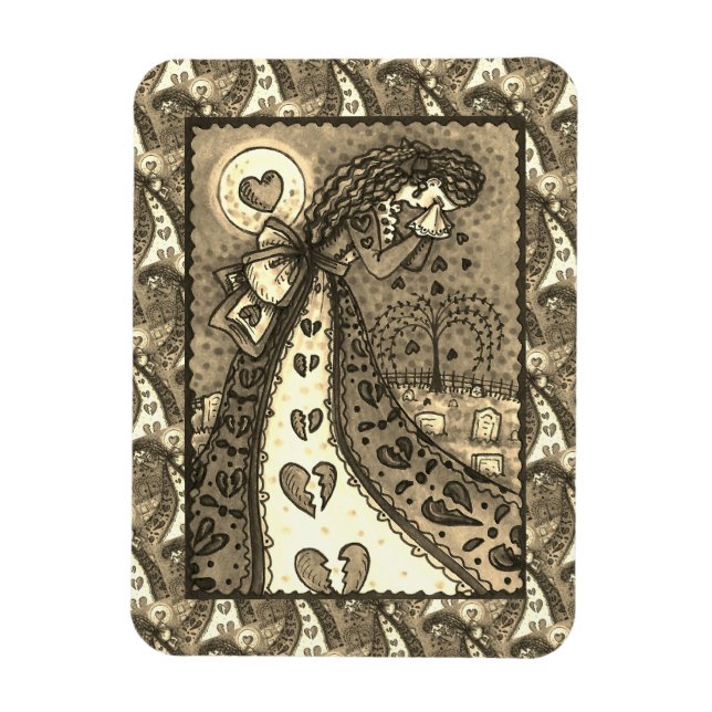 Ímã Namorados DE SEMANAS CORAJOSO, CEMETERIA (Vertical)