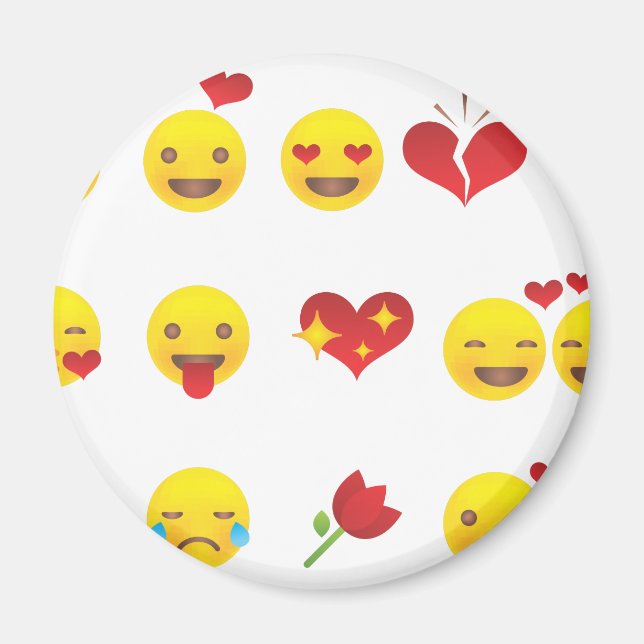 Imã Namorados Emojis (Frente)