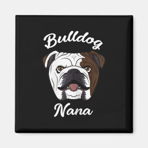 Imã Nana Cute English Bulldog Avó