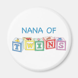 Imã Nana de blocos dos gêmeos