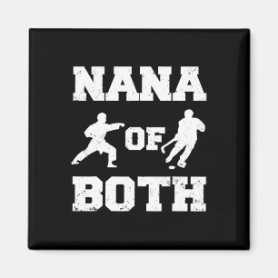 Imã Nana De Hockey Engraçado E Karate Nana