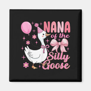 Imã Nana Goose No Aniversário Engraçado Que Correspond