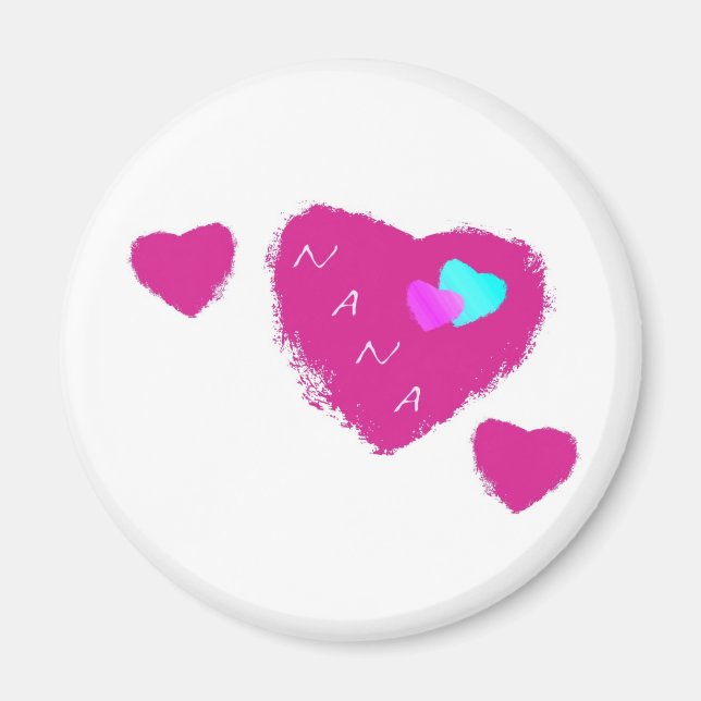 Imã Nana Hearts (Frente)