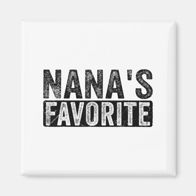Imã Nana’s Favorite Cute Family Granhild Quote Proud G (Frente)
