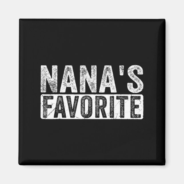 Imã Nana’s Favorite Cute Family Granhild Quote Proud G (Frente)