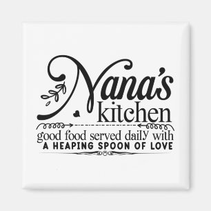 Imã Nana's Kitchen Magnet
