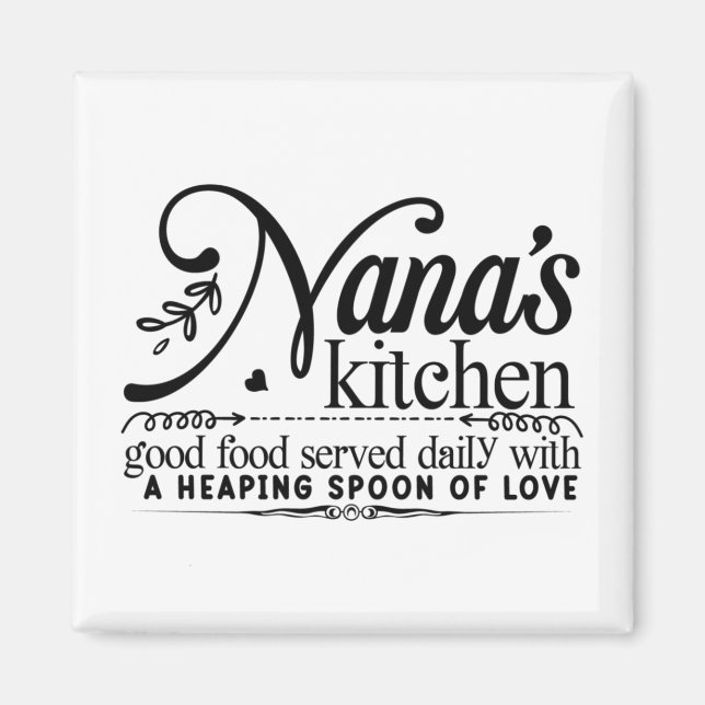 Imã Nana's Kitchen Magnet (Frente)