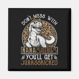Imã Nanasaurus Dinossaur Jurchutou Camisas