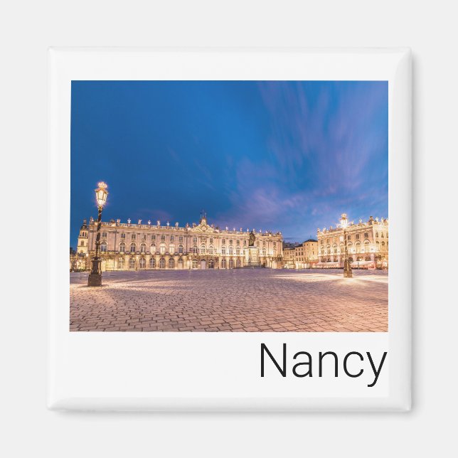 Imã Nancy Place Stanislas Grand Est France Sunset (Frente)