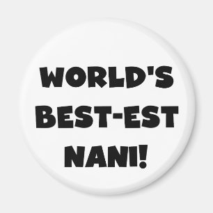 Imã Nani T-shirts e presentes do mundo de texto negro