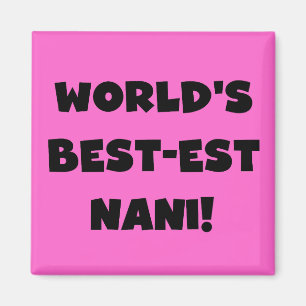 Imã Nani T-shirts e presentes do mundo de texto negro