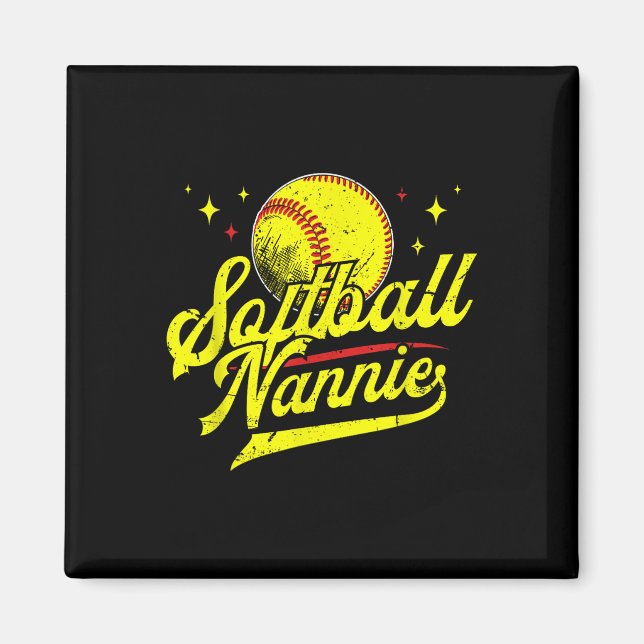 Imã Nannie De Softball Nannie (Frente)