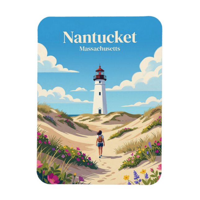 Ímã Nantucket EUA (Vertical)