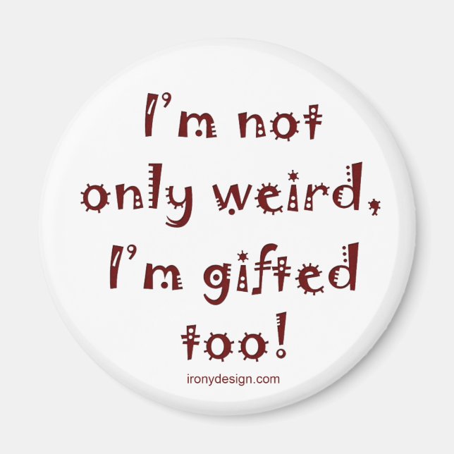 Imã Não Apenas estranho (Frente)