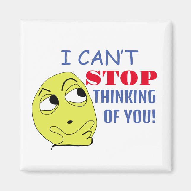 Imã não consigo parar de pensar em você (Frente)