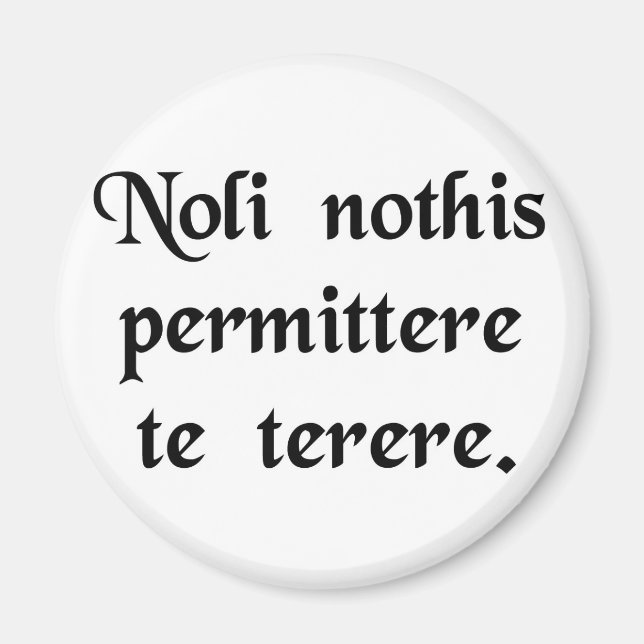 Imã Não deixe os bastardos te abaixarem (Frente)
