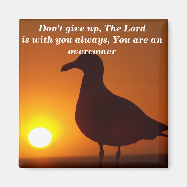 Imã Não desista! (Frente)