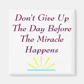 Imã Não Desistir do Magnet Square