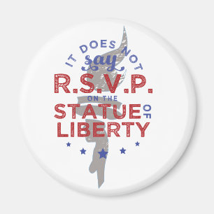 Imã Não diz RSVP na Estátua da Liberdade