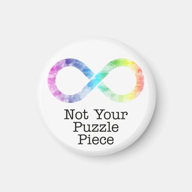 Imã Não é a sua quebra-cabeça - consciência/aceitação  (Frente)