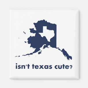 Imã Não é bonito de Texas comparado a Alaska