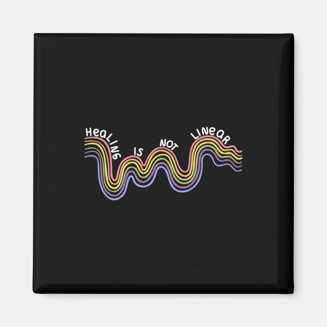 Imã Não é consciência mental linear Arco-Íris (Frente)