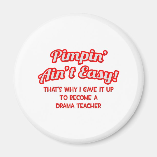 Imã Não é fácil. Professor de Drama (Frente)