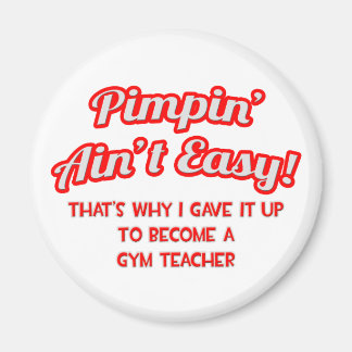 Imã Não é fácil. Professor de ginástica