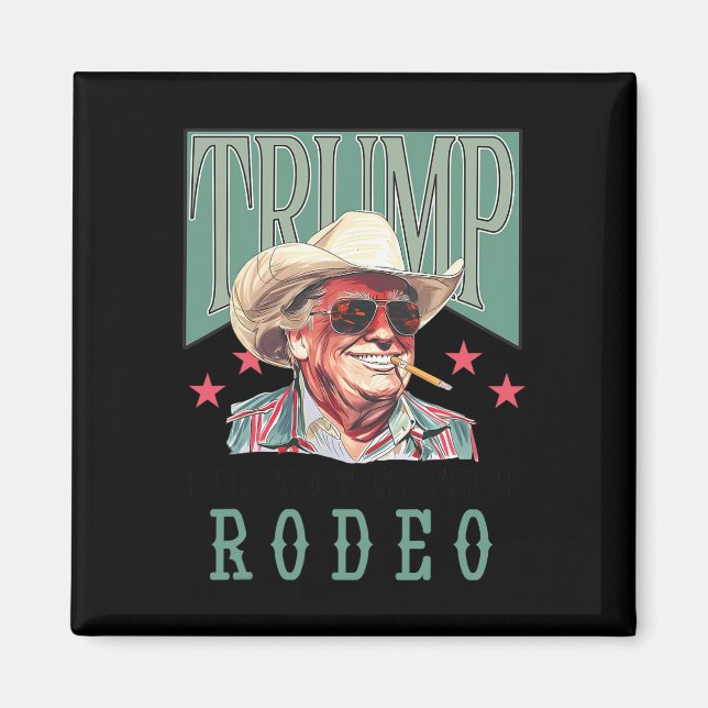 Imã Não é o meu primeiro Rodeio Oeste, o Cowboy Engraç (Frente)