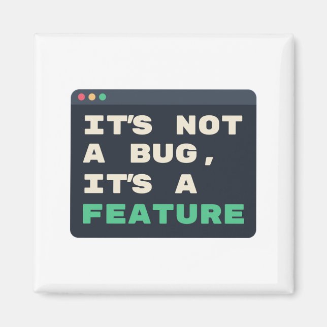 Imã Não é um Bug, é um Humor de Desenvolvedor de Funci (Frente)
