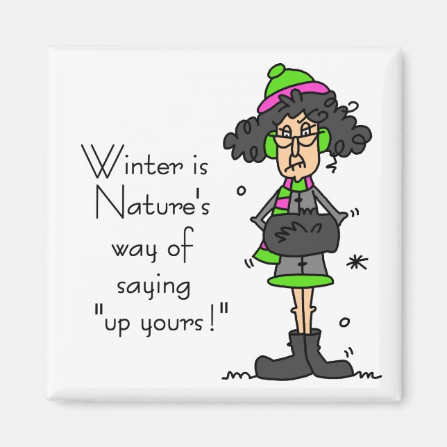 Imã Não é um ventilador do inverno (Frente)