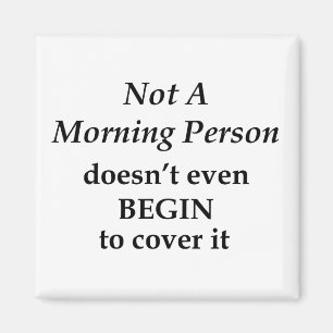 Imã Não É Uma Pessoa Da Manhã