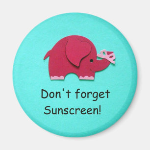 Imã Não esqueça a protecção solar!