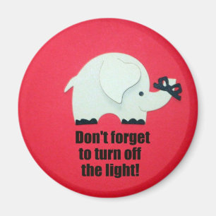 Imã Não esqueça desligar a luz!