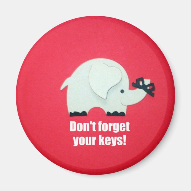 Imã Não esqueça suas chaves! (Frente)