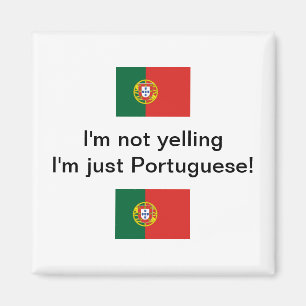 Imã "Não estou gritando, sou só português!"