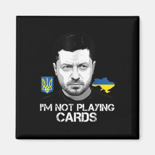 Imã Não estou jogando cartas Zelensky Trump Support