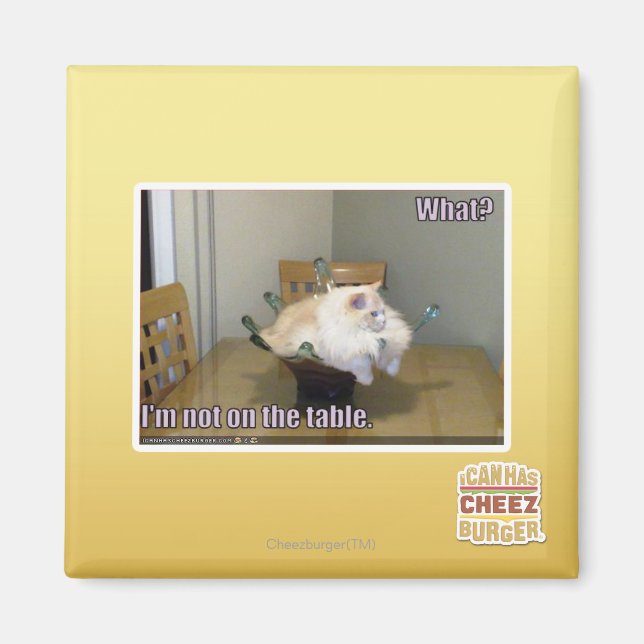 Imã Não estou na mesa (Frente)