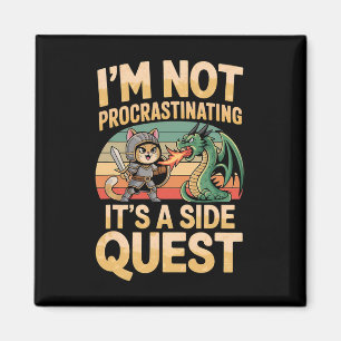 Imã Não estou procrastinando. É um Rpg Side Quest