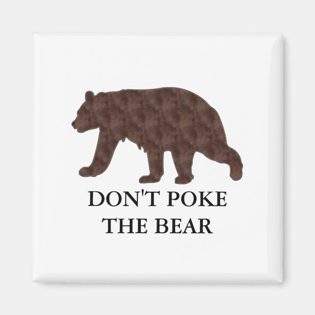 Imã Não Faça O Urso  (Frente)