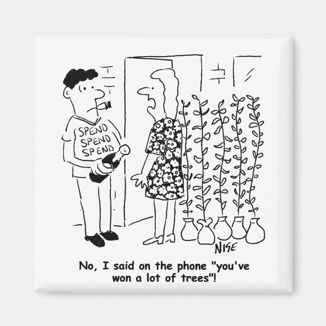 Imã Não ganha a loteria - ganha árvores em vez disso - (Frente)