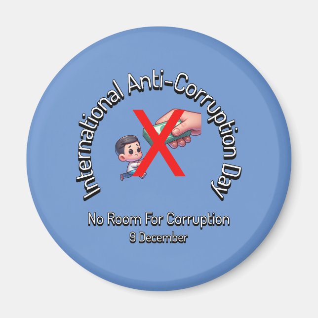 Imã Não há espaço para Corrupção. Dia Anti-Corrupção (Frente)