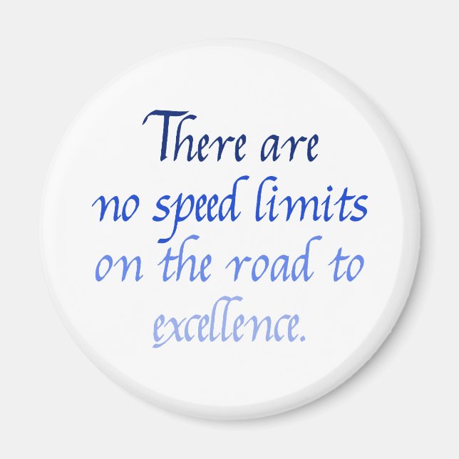 Imã Não há limites de velocidade (Frente)