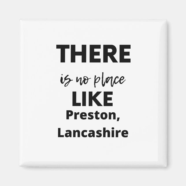 Imã não há lugar como Preston, Lancashire (Frente)