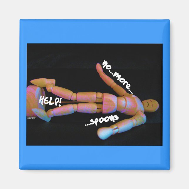 Imã Não há mais íman de colheres (Frente)