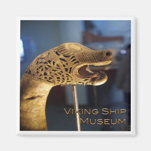 Imã Não há museu de navio viking. Posto de Cabeça A