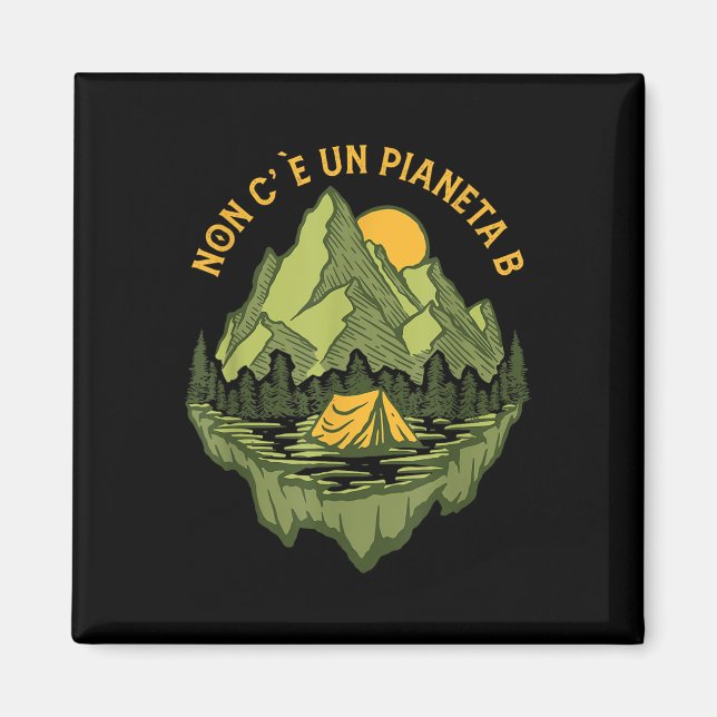 Imã Não Há Planeta B Mãe Terra Ambiental (Frente)