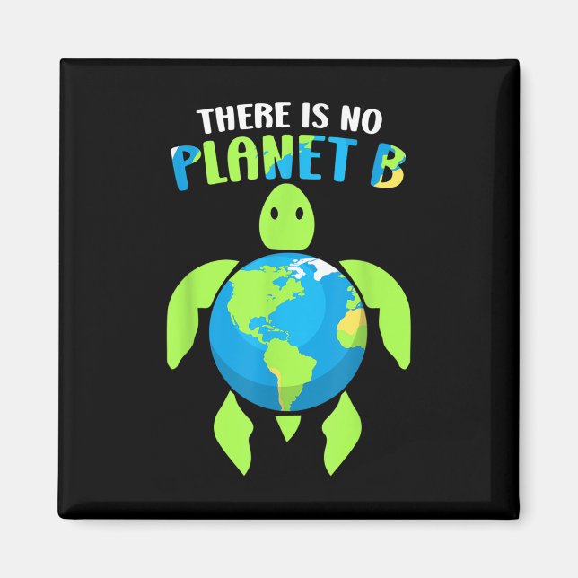 Imã Não Há Proteção Ambiental Climática Do Planeta B (Frente)
