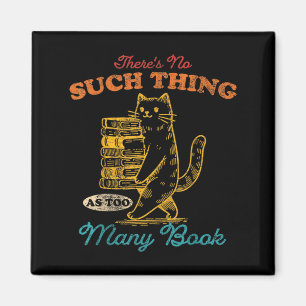 Imã Não Há Tal Coisa Como Muitos Livros Gatos Sobre Q