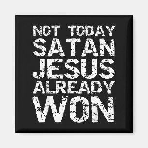 Imã Não Hoje Satanás Jesus Já Venceu Presente Cristão